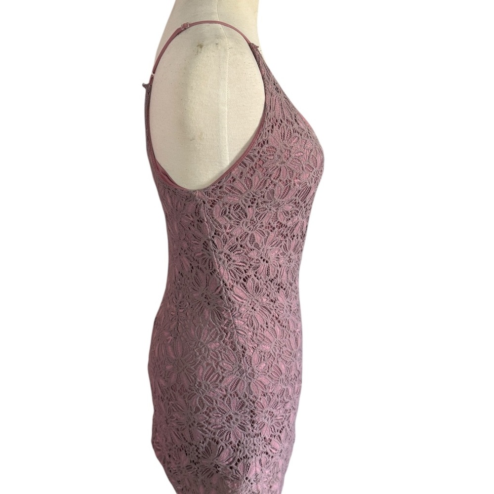 Speechless Pink Lace Mini Dress - Picture 3 of 8